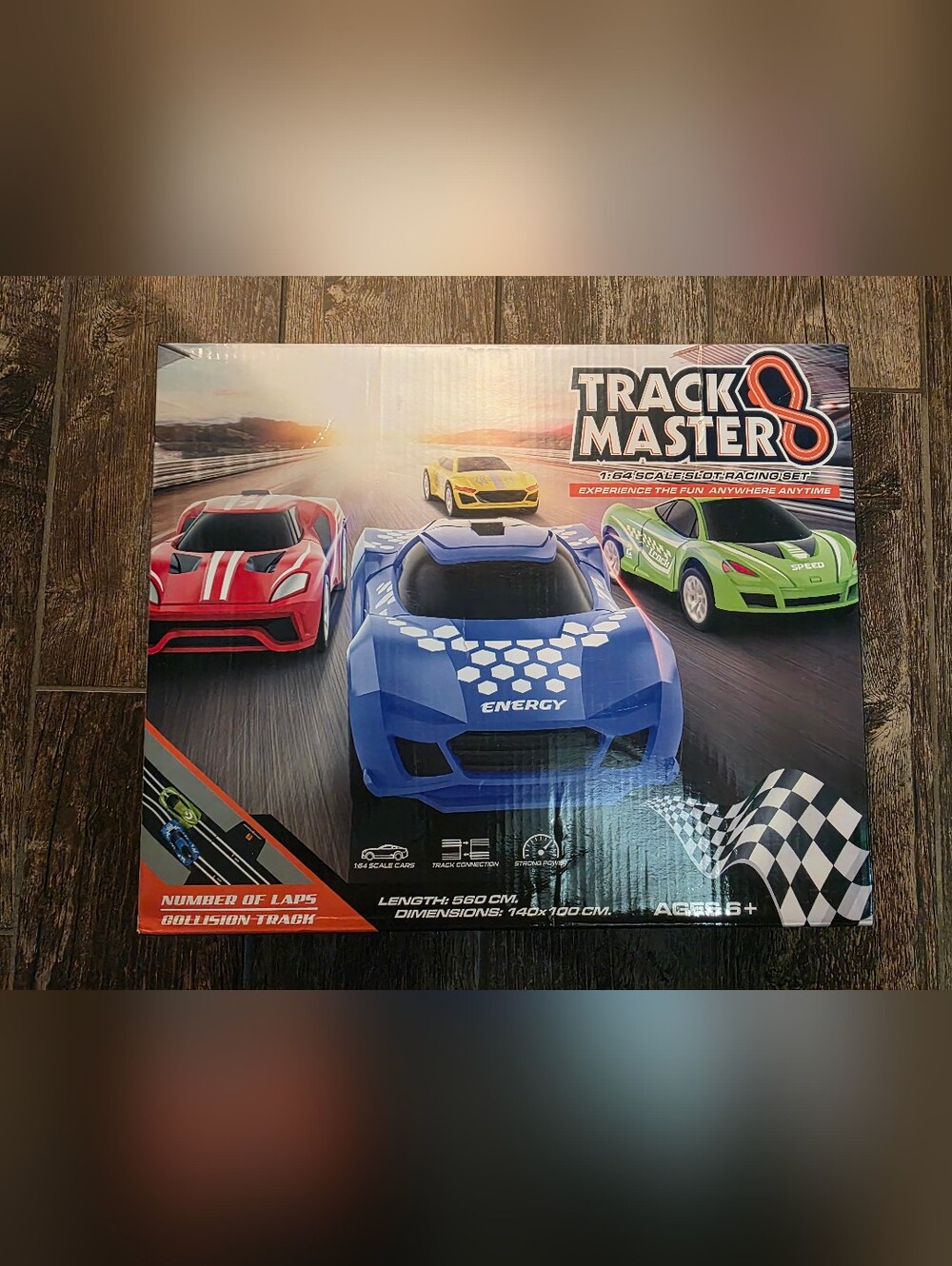 NIB Track Master Slot Car Set